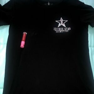 Jeffree Star shirt and new velour liquid lipstick